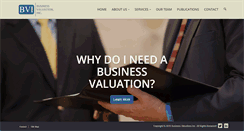 Desktop Screenshot of businessvaluationinc.com